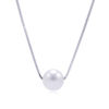 Picture of 925 Sterling Silver with Floating Freshwater Pearl Necklace