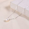 Picture of 925 Sterling Silver with Floating Freshwater Pearl Necklace