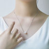 Picture of 925 Sterling Silver with Floating Freshwater Pearl Necklace