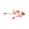 Picture of 925 Sterling Silver w/ CZ Flying Bird Earrings 