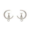 Picture of Kitty in Moon Earring in Solid 925 Silver