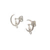 Picture of Kitty in Moon Earring in Solid 925 Silver