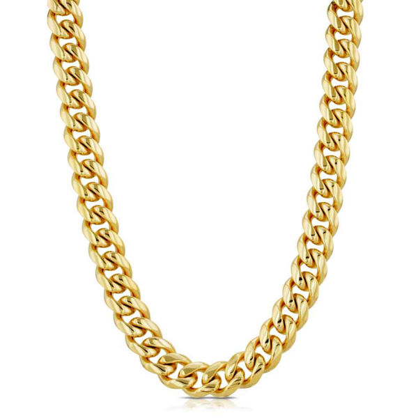 Picture of Stainless Steel Miami Chain Necklace