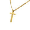 Picture of Simple Cross Religious Steel Necklace