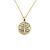 Picture of Silver Tone Anti-fatigue Health Magnetic Tree of Life Surgical Steel Pendant