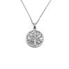 Picture of Silver Tone Anti-fatigue Health Magnetic Tree of Life Surgical Steel Pendant