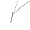 Picture of Moissanite Stone silver cross Necklace