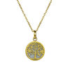 Picture of Blinking Tree of Life Round Pendant Necklace