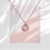 Picture of 925 w/ Rose Quartz Round Necklace