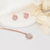 Picture of 925 w/ Rose Quartz Round Necklace