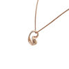 Picture of  925 Sterling Silver Infinity Love Open Heart with Crystal CZ on SidePendant Necklace