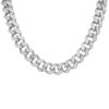 Picture of Rhodium Plated Diamond Cuban Chain Necklace 