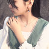 Picture of  Day & Night MOP Steel Earrings 