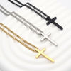 Picture of Simple Cross Religious Steel Necklace