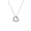 Picture of Double Heart with Silver Pendant Necklace