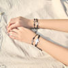 Picture of Blinking Cross Inspired Steel Adjustable Bracelet