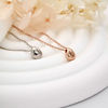 Picture of 925 Sterling Silver Wheat Seed Pendant Necklace