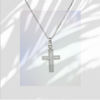 Picture of Blinking Cross Inspired Steel Necklace