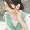 Picture of Round MOP  Pendant Steel Necklace