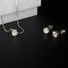 Picture of 3mm Moissanite 925 Sterling Silver Ear Stud