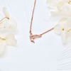 Picture of 925 Sterling Silver w/ CZ Flying Bird Necklace 