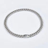 Picture of Rhodium Plated Diamond Cuban Chain Necklace 