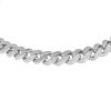 Picture of Rhodium Plated Diamond Cuban Chain Necklace 