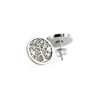 Picture of Silver Tone Anti-fatigue Health Magnetic Tree of Life Surgical Steel Earring