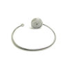 Picture of Silver Tone Essential oil diffuser w/Anti-fatigue Health Magnetic Tree of Life Surgical Steel Cuff Bangle 