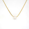 Picture of 925 Sterling Silver with Floating Freshwater Pearl Necklace