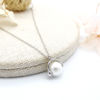 Picture of JM 925 sterling silver shell bead earphone necklace