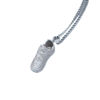 Picture of "Running for Dream" CZ Shoe Brass Necklace 
