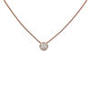 Picture of 925 Sterling Silver w/ Moissanite Necklace (5mm) 