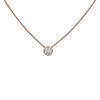 Picture of JM 925 Sterling Silver with Moissanite Stone Necklace