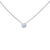 Picture of 925 Sterling Silver w/ Moissanite Necklace (5mm) 