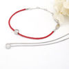 Picture of 925 Sterling Silver w/ Moissanite Necklace (5mm) 