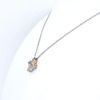 Picture of Lovely Heart Cross Necklace