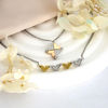 Picture of Lovely Heart Cross Necklace