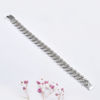 Picture of Rhodium Plated Diamond Cuban Chain Bracelet