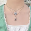 Picture of Star of David with CZ Necklace