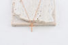Picture of Dream Runner Tiny Cross Steel w/ Moissanite Necklace