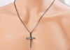 Picture of Stylish Biker Cross Stainless Steel Necklace