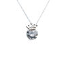 Picture of JM Faith Sterling Silver CZ Crown Necklace