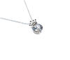 Picture of JM Faith Sterling Silver CZ Crown Necklace