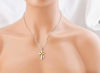 Picture of Dove with Olive Branch Cross Necklace