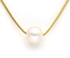 Picture of 925 Sterling Silver with Floating Freshwater Pearl Necklace