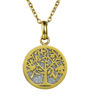 Picture of Blinking Tree of Life Round Pendant Necklace