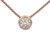 Picture of 925 Sterling Silver w/ Moissanite Necklace (5mm) 