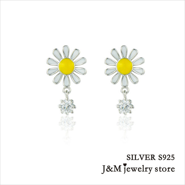 Picture of JM 925 sterling silver stud earrings