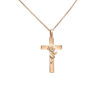 Picture of  Rose of Sharon Cross Brass Necklace 